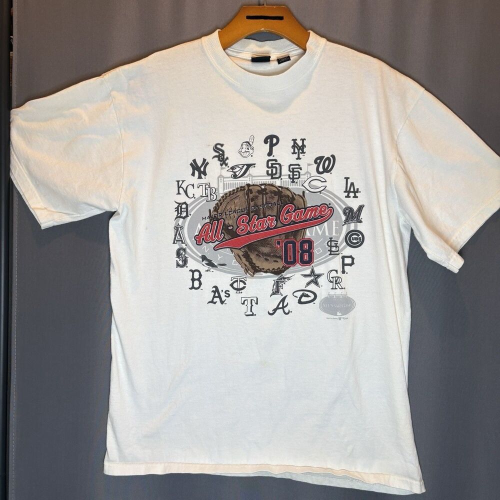 Vintage 2008 Major League Baseball All-Star Game Graphic Tee Large